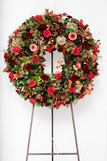 Couronne de fleurs Corléone couronne fleurs livraison fleuriste livrer hommage obsèques deuil